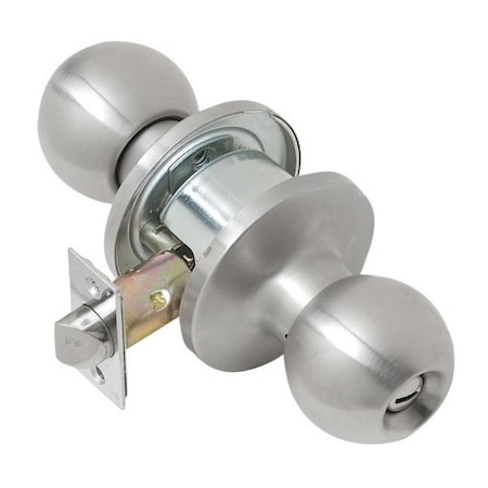 Tell Tell Empire Satin Stainless Steel Entry Door Knob 1-3/4 in. CL101704
